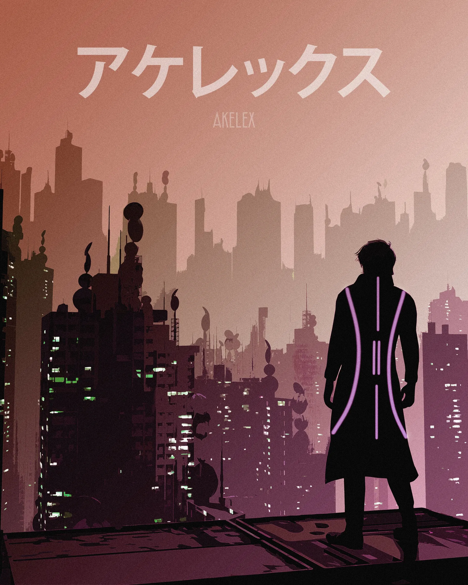 Stylized Sci-Fi Cover Art