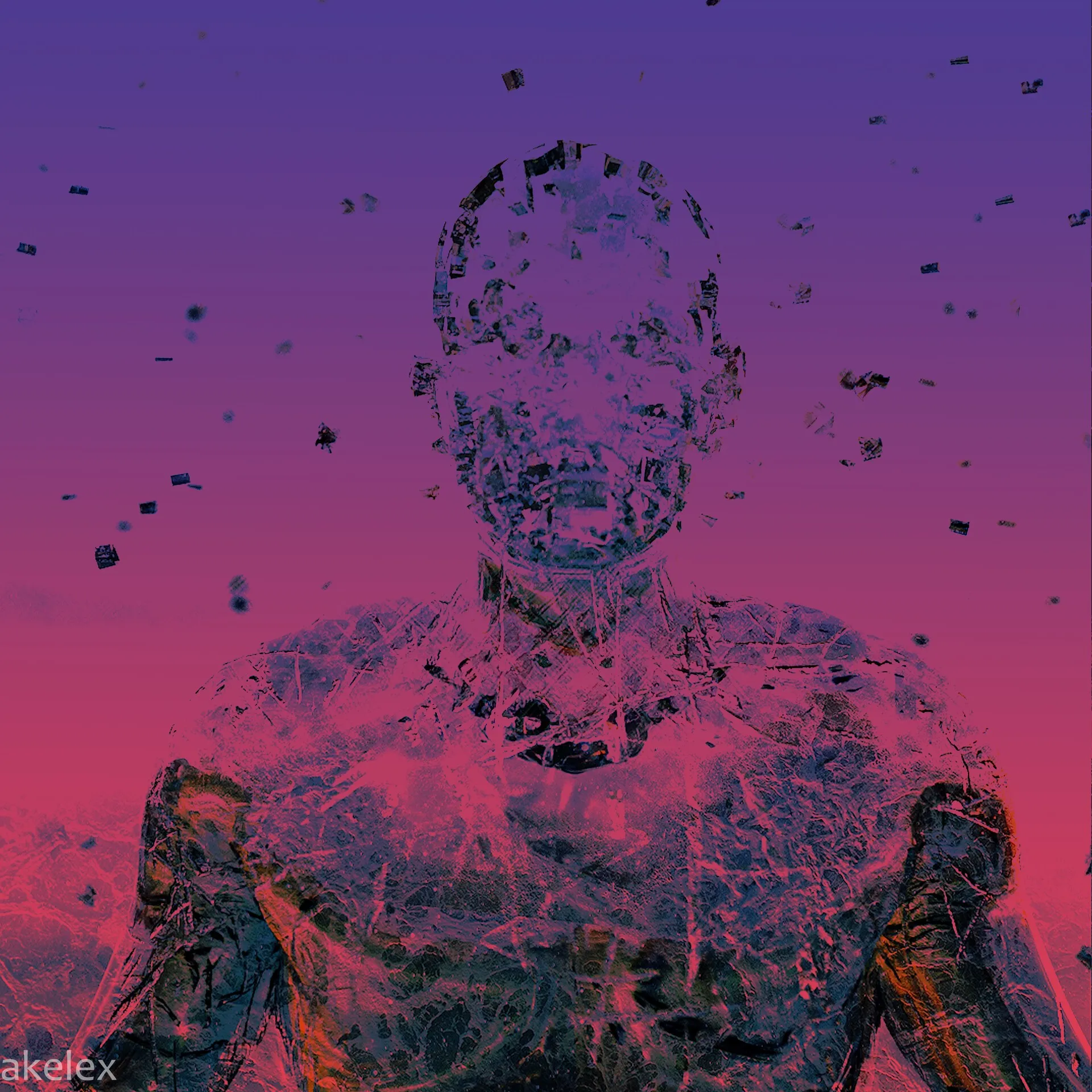 Ego, purple and pink gradient version