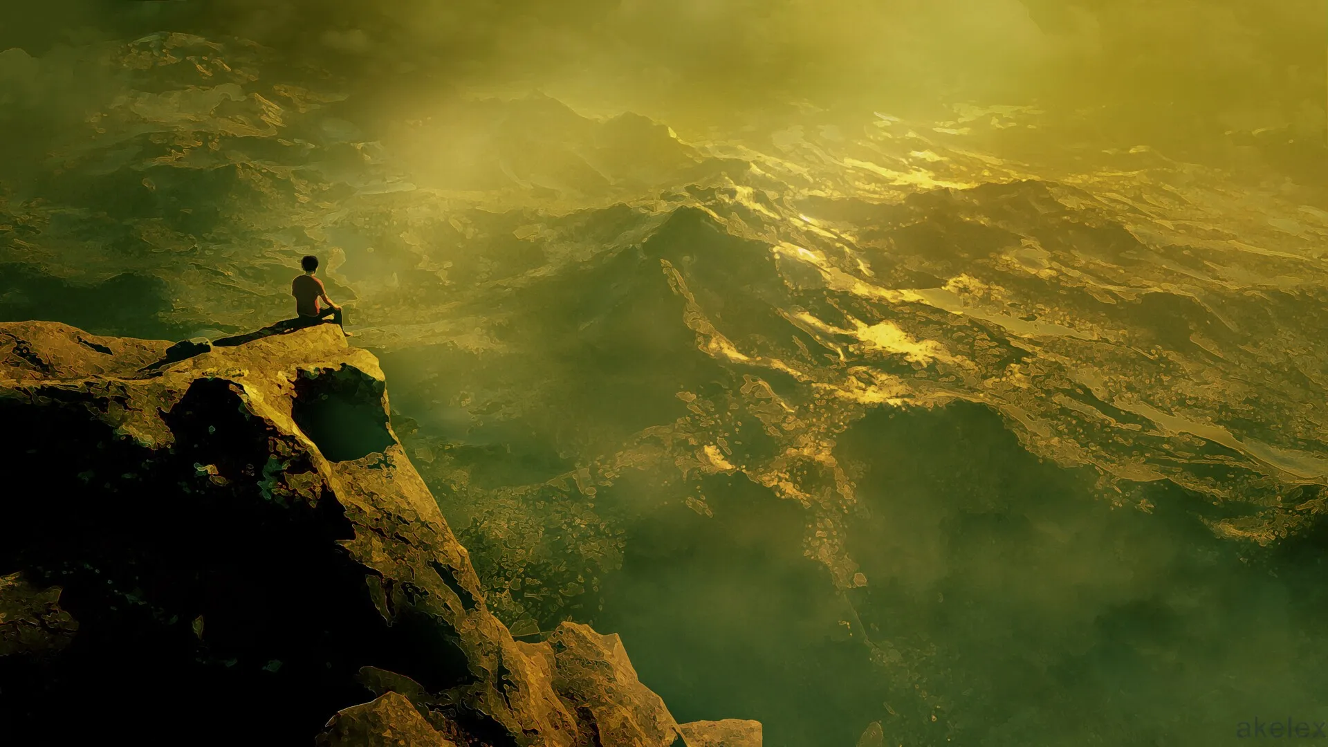 Peaks of Respite, alternate green-tinted grade