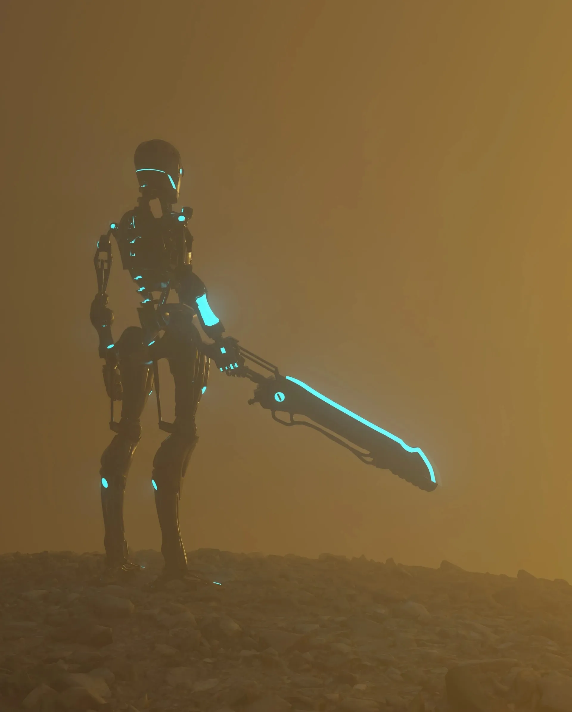 Rise, alternate dense orange fog lighting