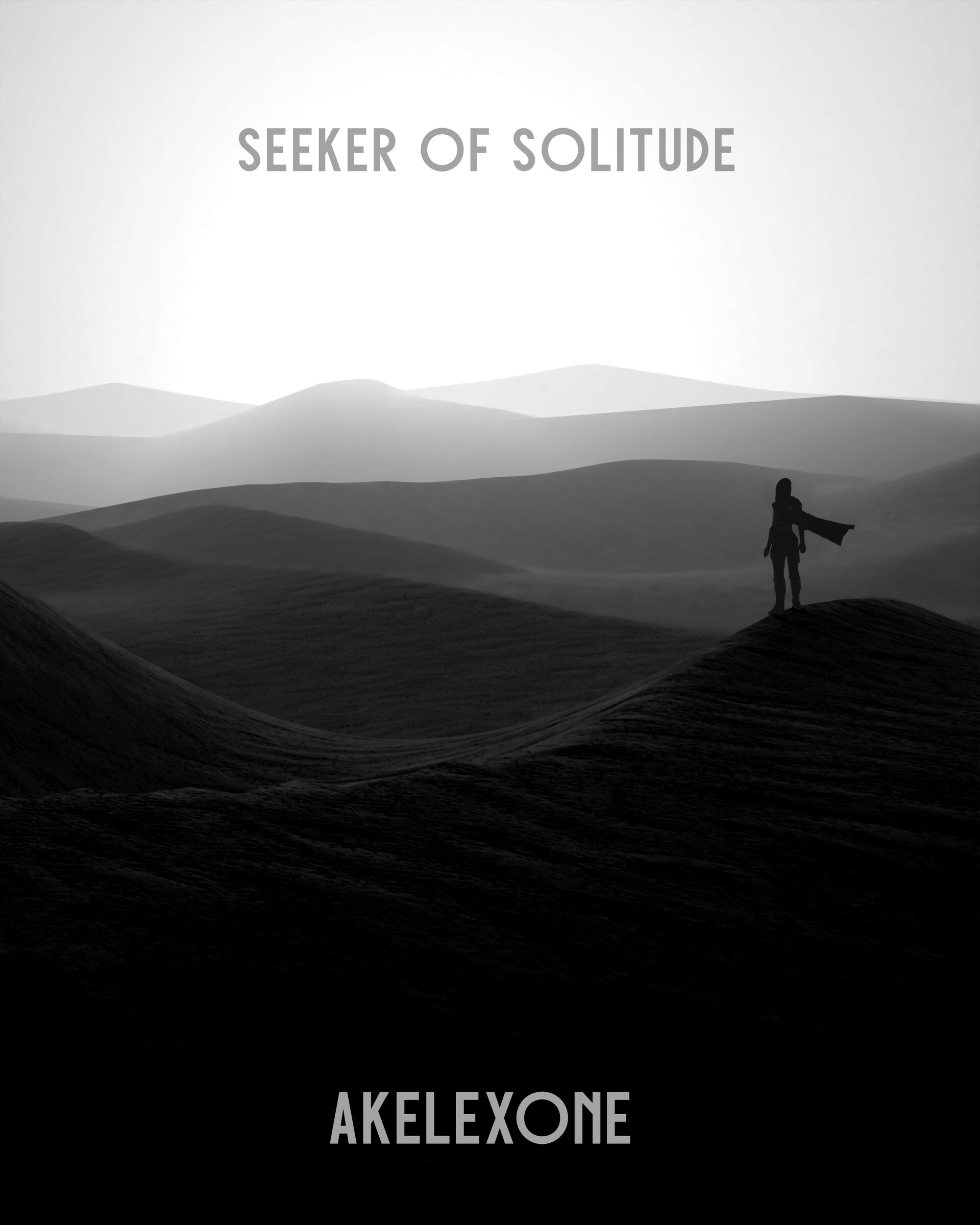 Seeker Of Solitude — Minimalist Concept